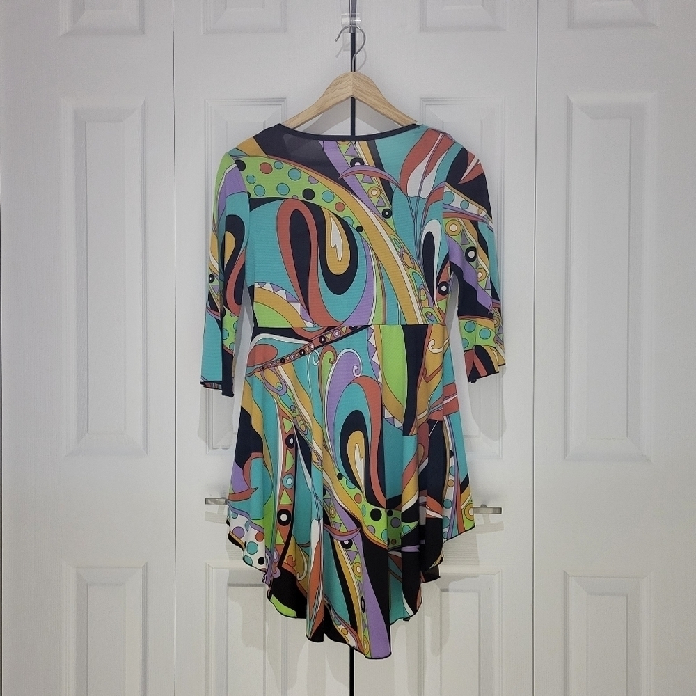 ⭐️3/$25⭐️ Ryu Ryu Multicoloured Abstract Geo Print Tunic - Picture 4 of 16
